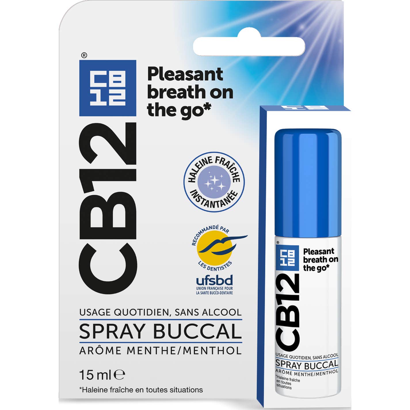 CB12 Spray Buccal Menthe Menthol 15ml