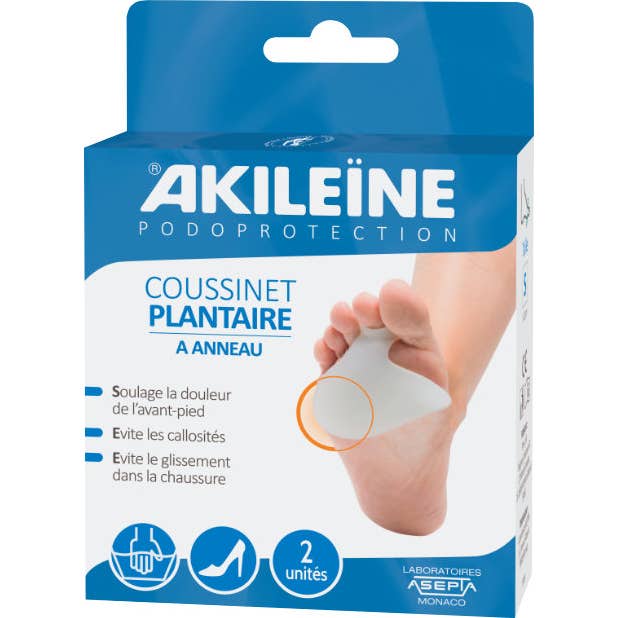 Akileïne Podoprotection Coussinet Plantaire À Anneau x2
