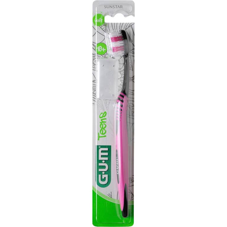 La brosse à dents des ados à la gomme suave