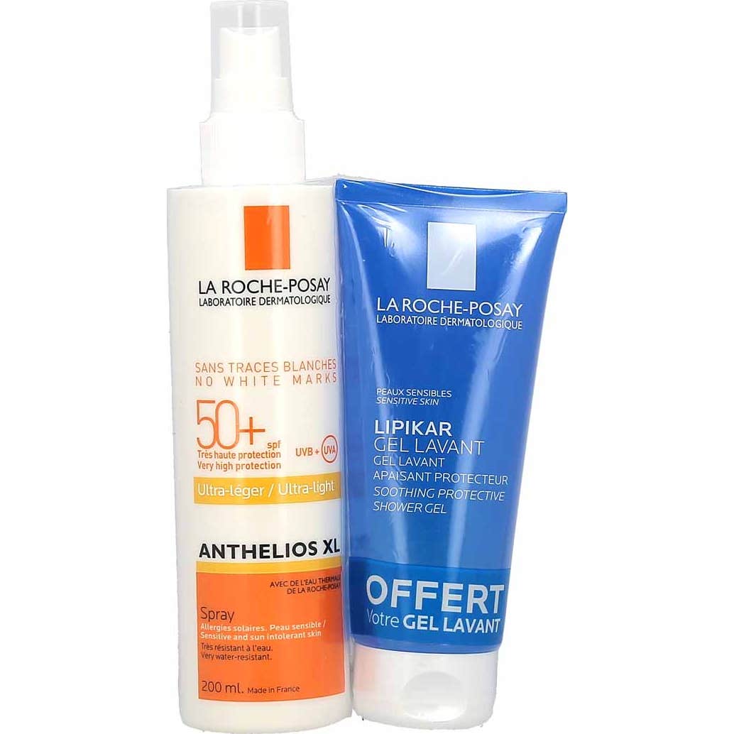 La Roche Posay Anthelios XL Spray Invisible SPF50+ 200ml + Lipikar Gel Lavant 100ml