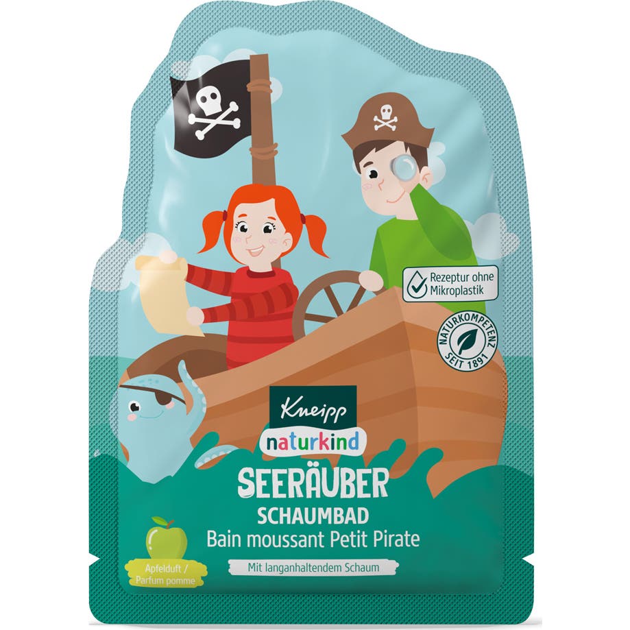 Kneipp Naturkind Bain Moussant Petit Pirate Parfum Pomme 40ml