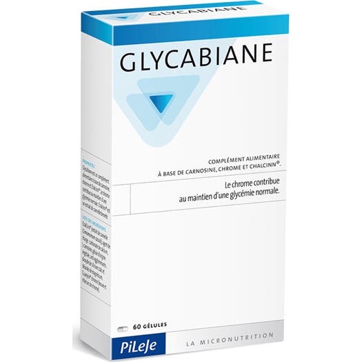 Pilje Glycabiane boite de 60 gélules de 595mg