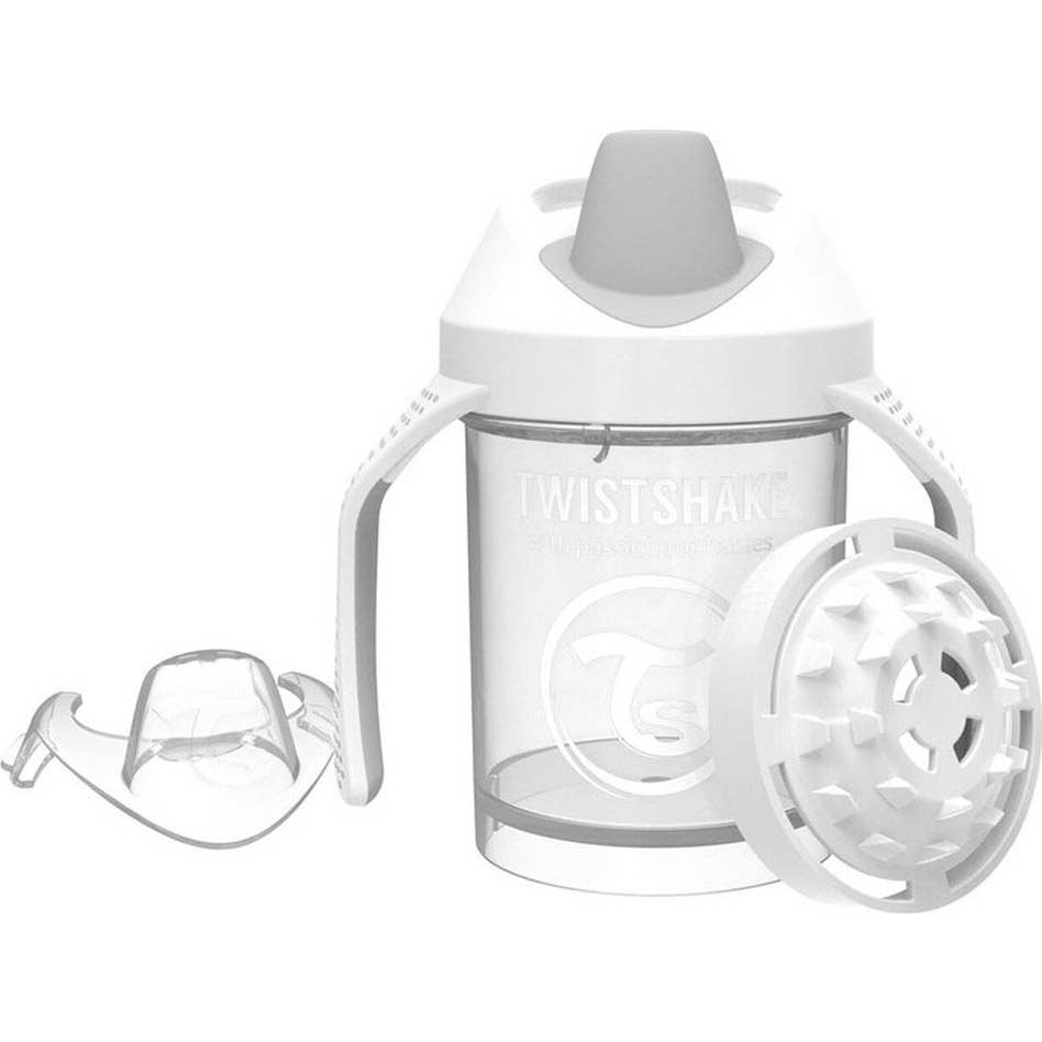 Twistshake Vaso Aprendizaje Mini Cup Blanco +4m 230ml *