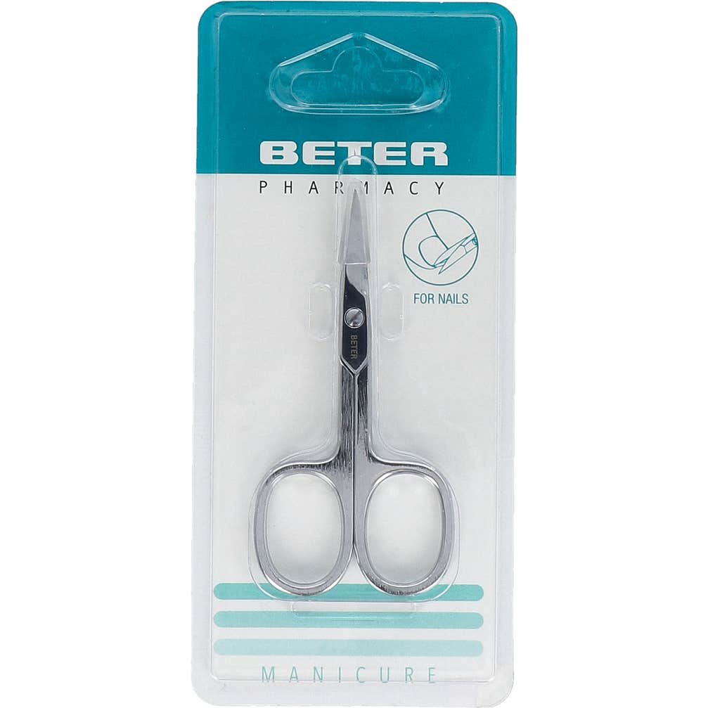 Beter ciseaux à ongles ciseaux à ongles chromés courbes ciseaux à ongles manucure 1 pc