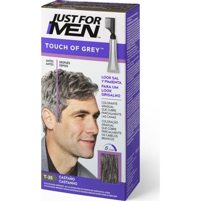 Just for Men Touch of Grey traitement graduel de teinture brune 40g