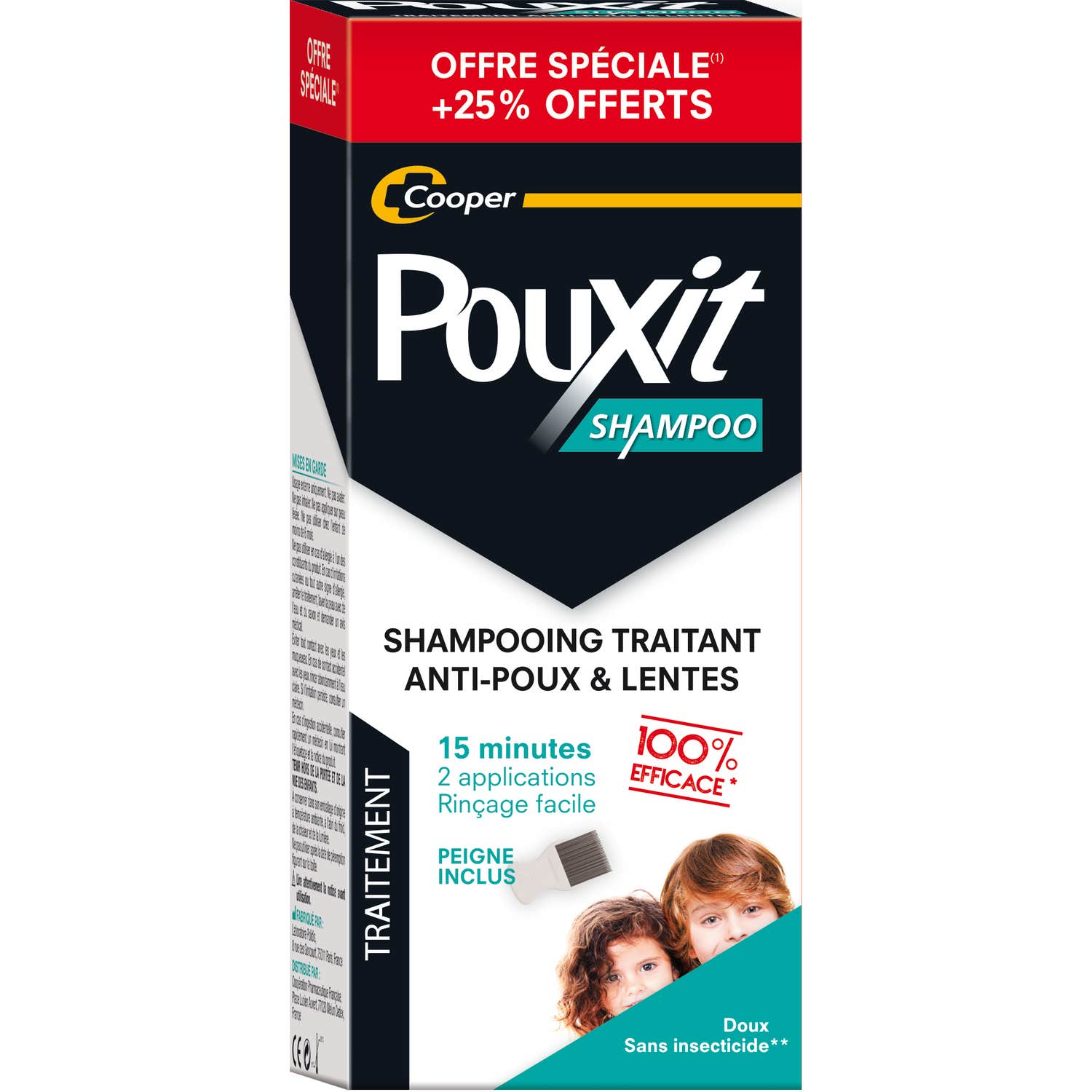 Pouxit Shampooing Traitant Anti-Poux Et Lentes 250ml