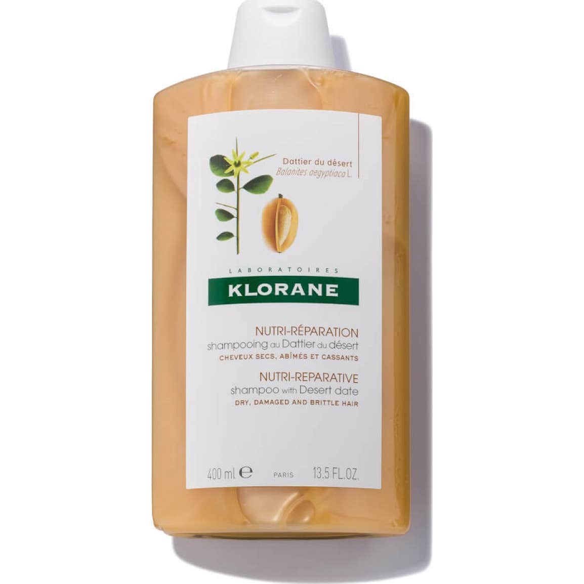 Klorane Capillaire Shampooing au Dattier du Désert 400mL