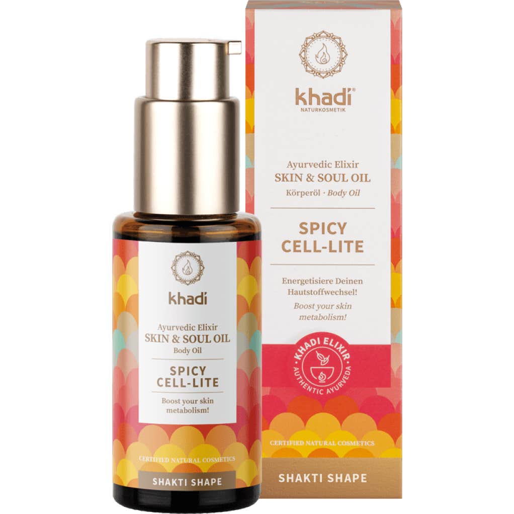KHADI  Aceite Elixir Ayurveda Anticelulitis 50ml