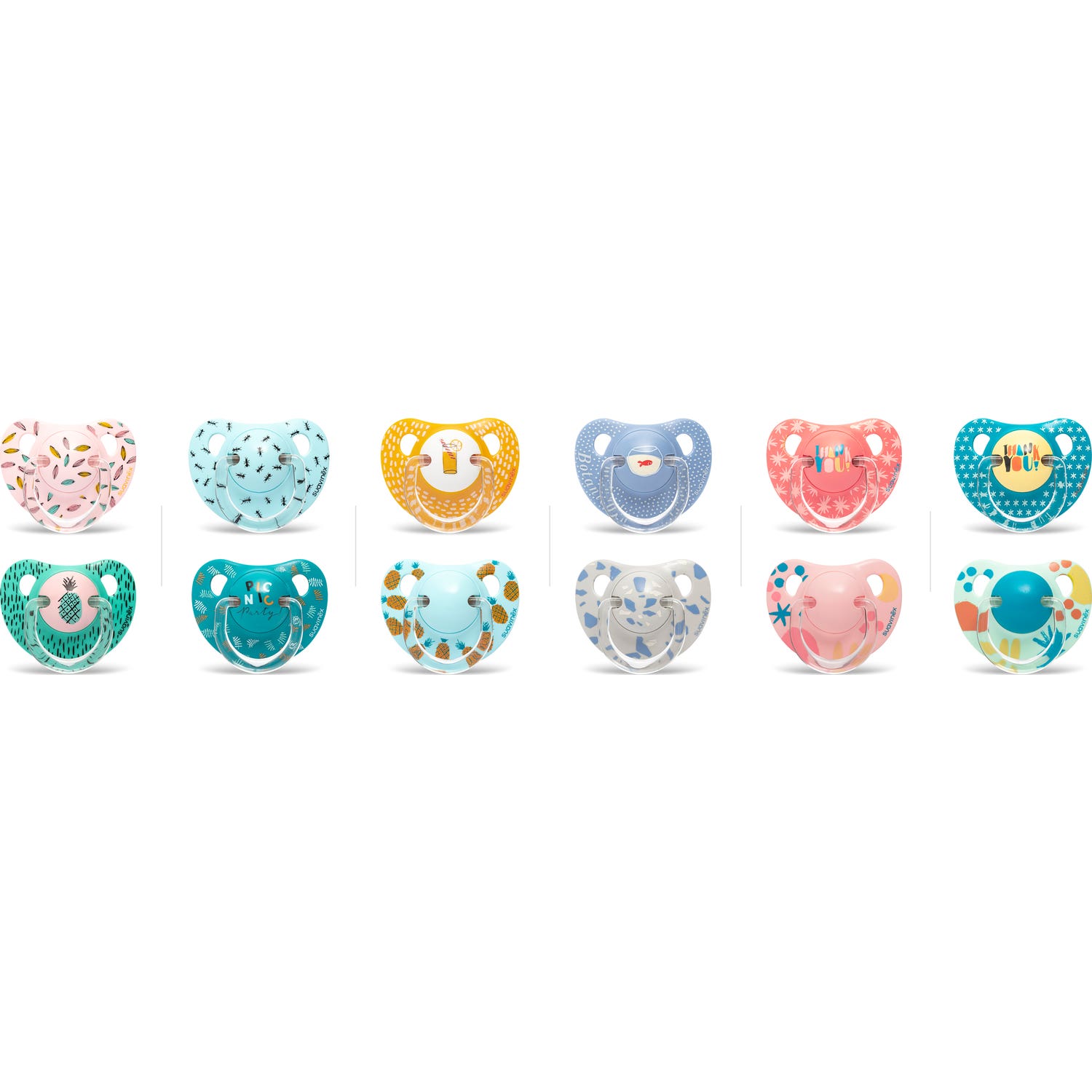 Suavinex Silicone Soother T Anatomique + 18 M 2 U