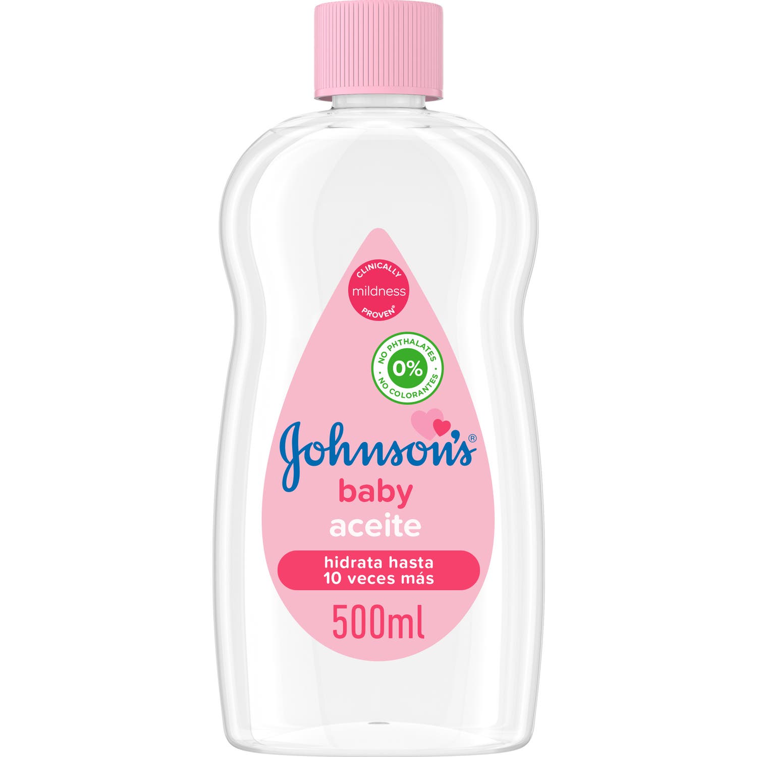 Huile régulière pour peau délicate de Johnson's Baby 500ml