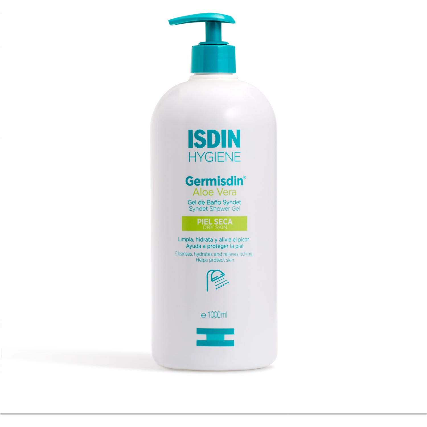 Isdin Germisdin Aloe Vera Gel de Baño Piel Seca 1L