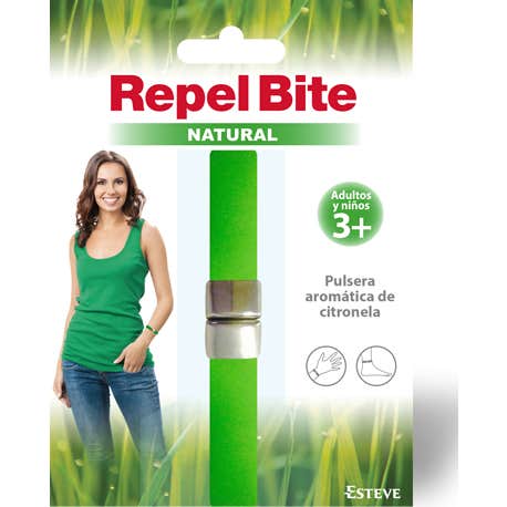 Repel Bite Bracelet Aromatique Naturel Citronnelle 1pc