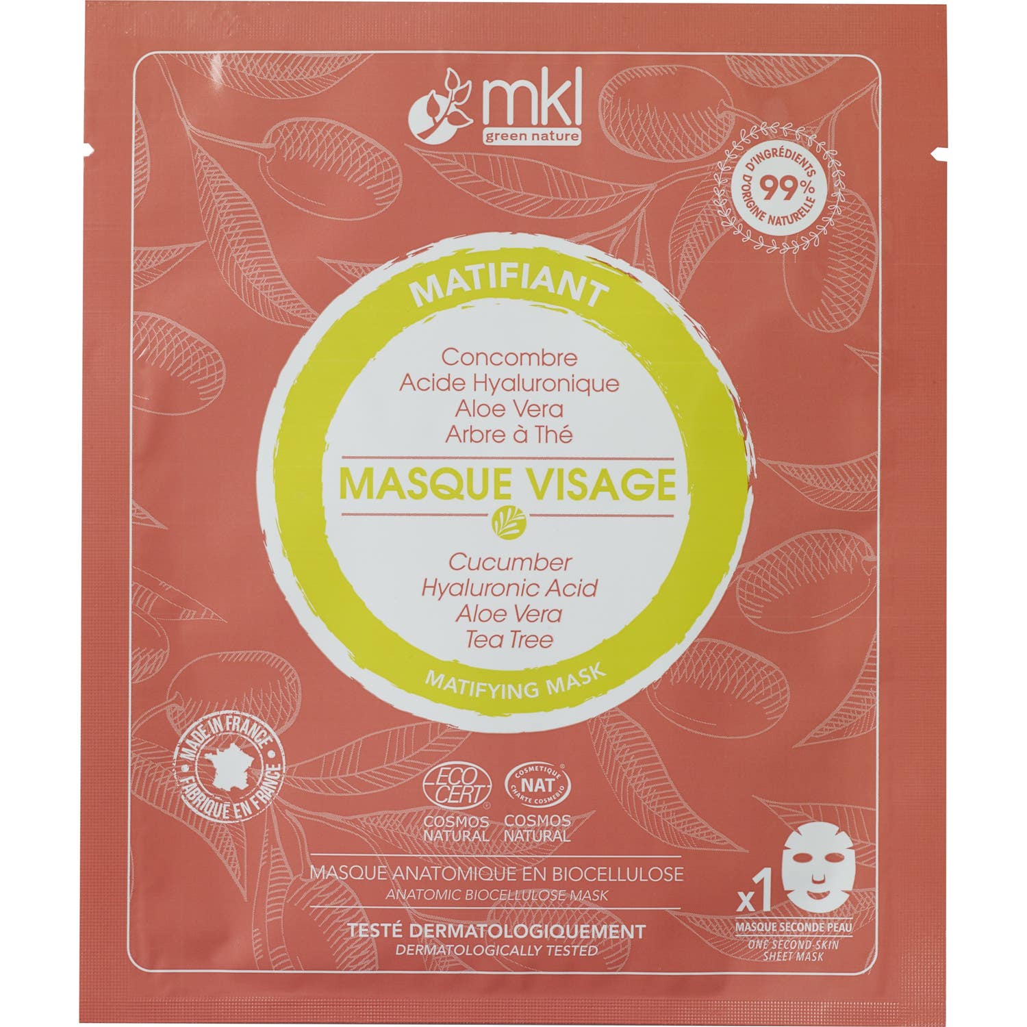 MKL Masque Visage Matifiant 10ml