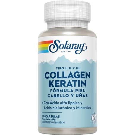 Solaray Collagen Keratin 60 capsules