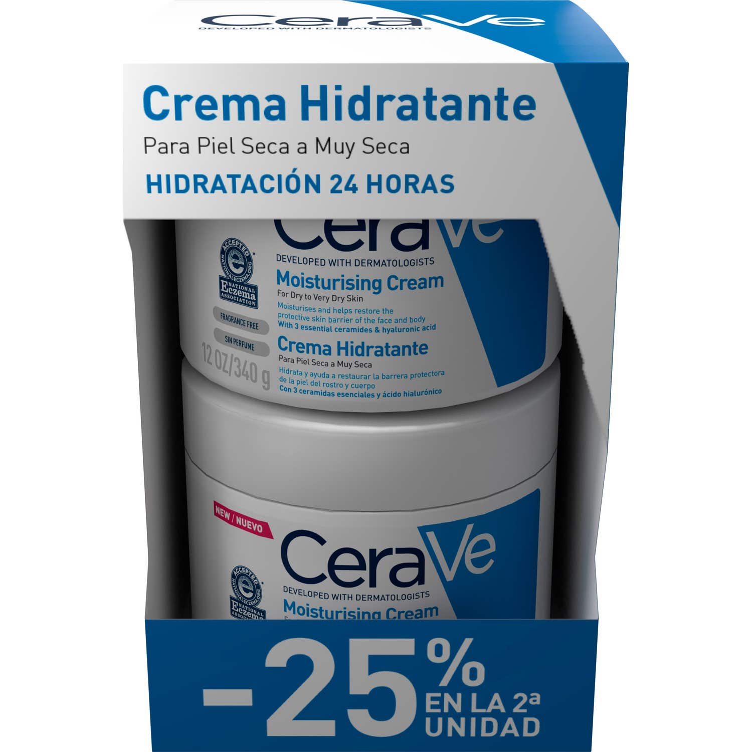 Cerave Crème hydratante Duplo 340 ml