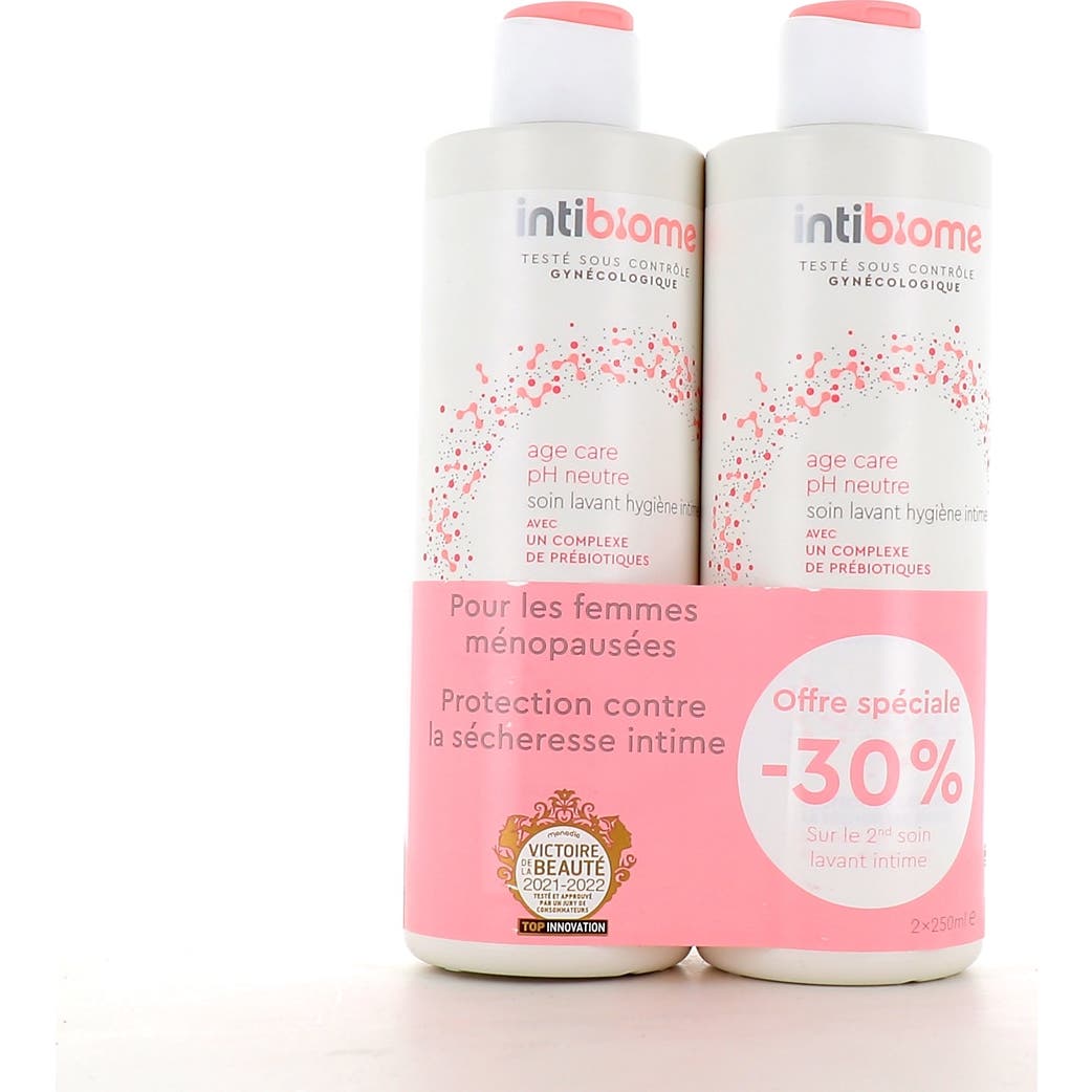 Intibiome Age Care pH Neutre Hygiène Intime 2x250ml