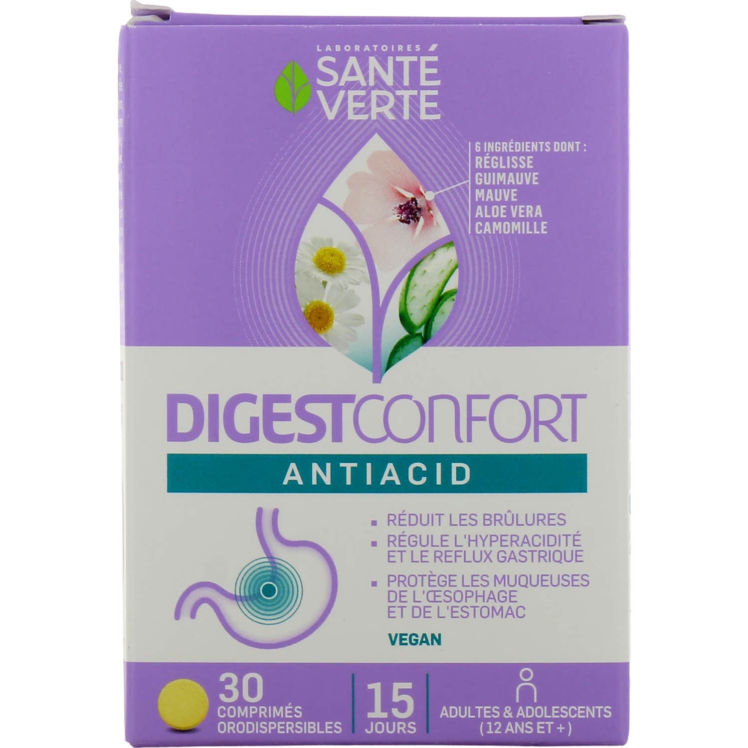 Santé Verte Digest Confort Antiacid 30 Comprimés