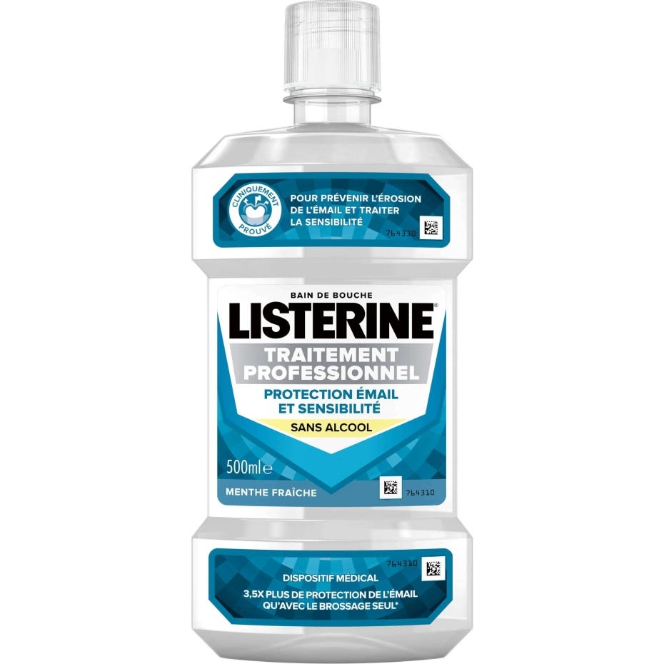 Listerine Traitement Professionnel Protection Émail Et Sensibilité 500ml