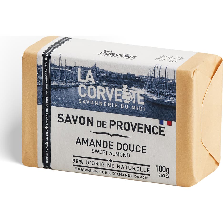 Savon aux amandes douces La Corvette 100g