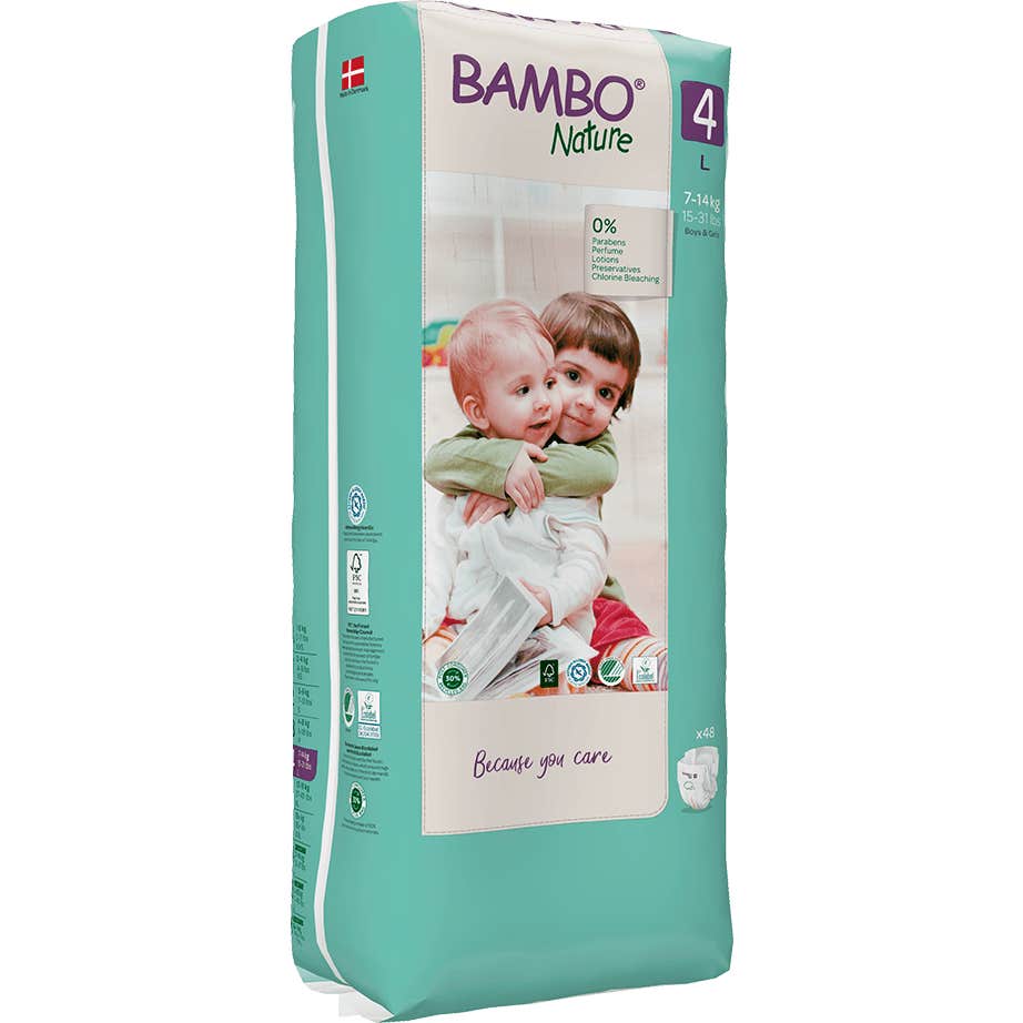 Couche Bambo Nature Taille 4 L 48 pièces