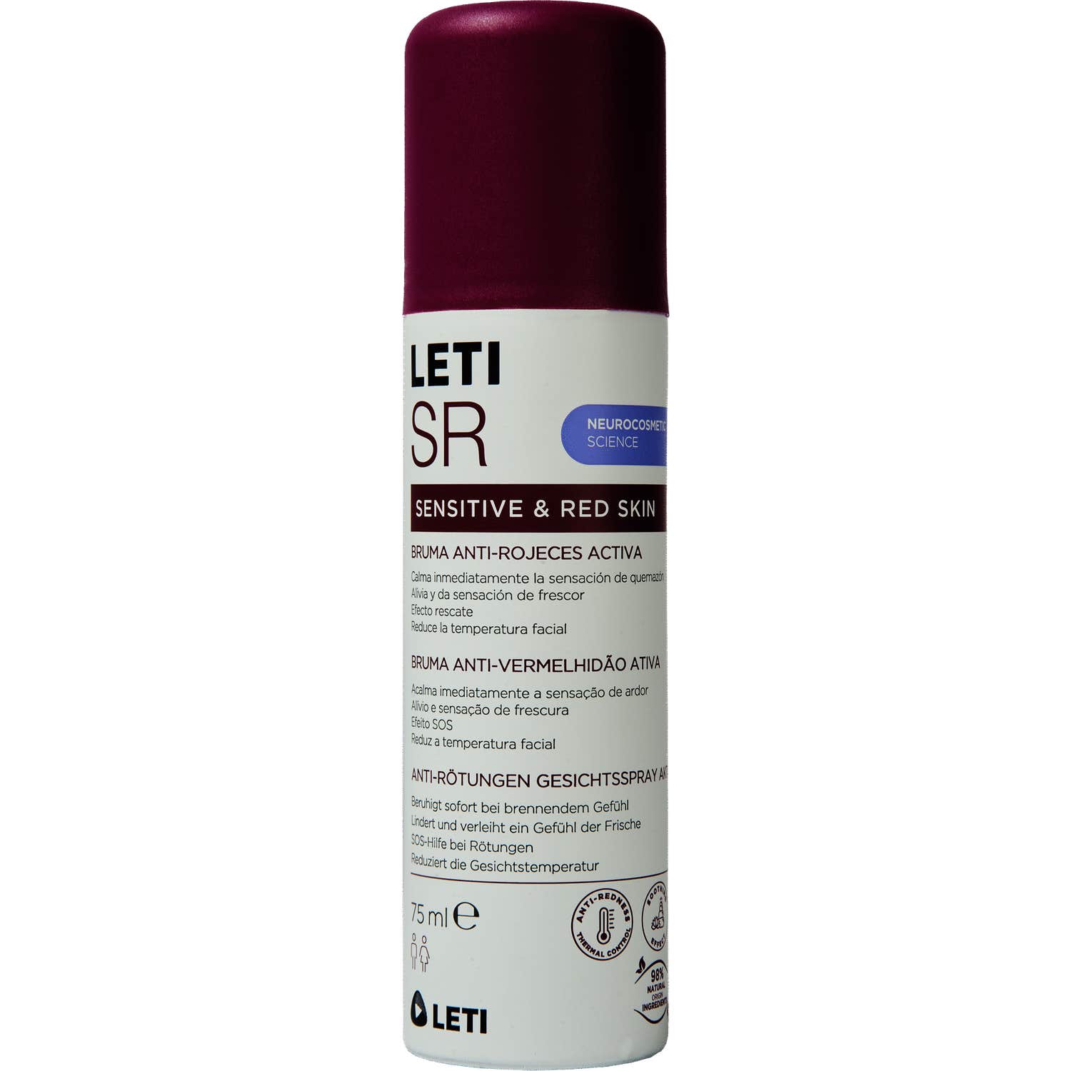 LetiSR Brume Anti-Rougeurs 75ml
