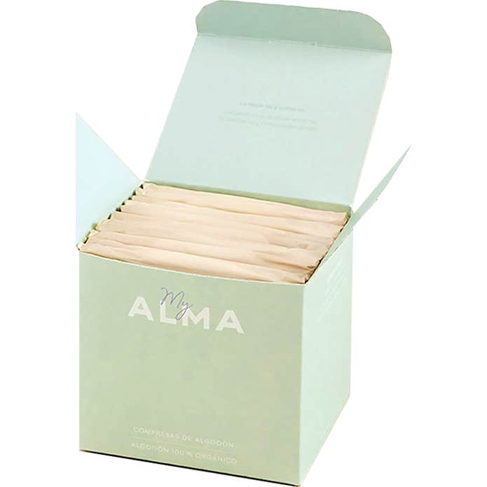 My Alma Serviette Coton Organique Régulier 12uts