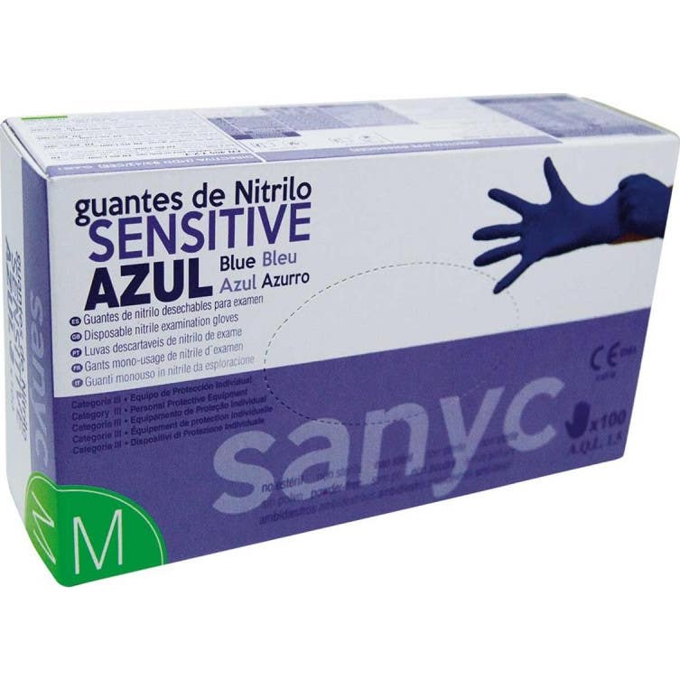 Sanyc Sensitive Gant Nitrile Taille M 100uts