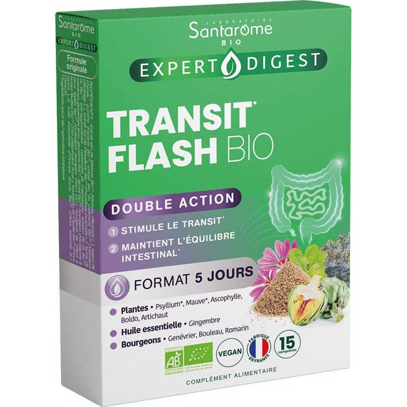 Mauve Santarome Transit Flash Bio Comprimés Taille 15