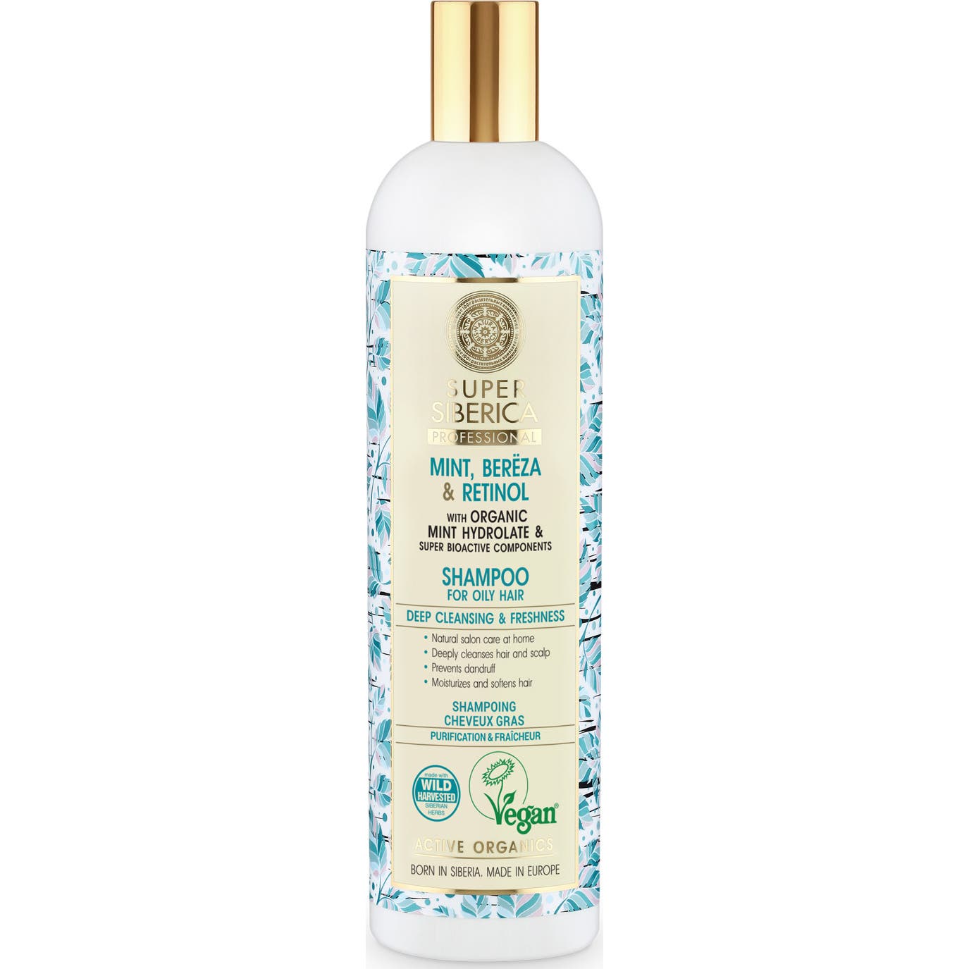 NATURA SIBERICA  Super Siberica Shampoing pour Cheveux Gras 400 ml
