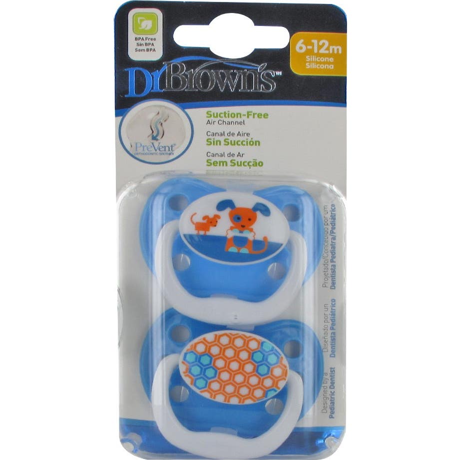 Dr Brown's Prevent Pacifier Dessins 6-12 mois