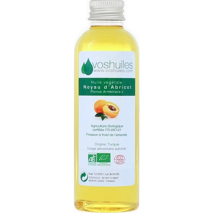 Voshuiles Huile Végétale Bio De Noyau D'Abricot 250ml