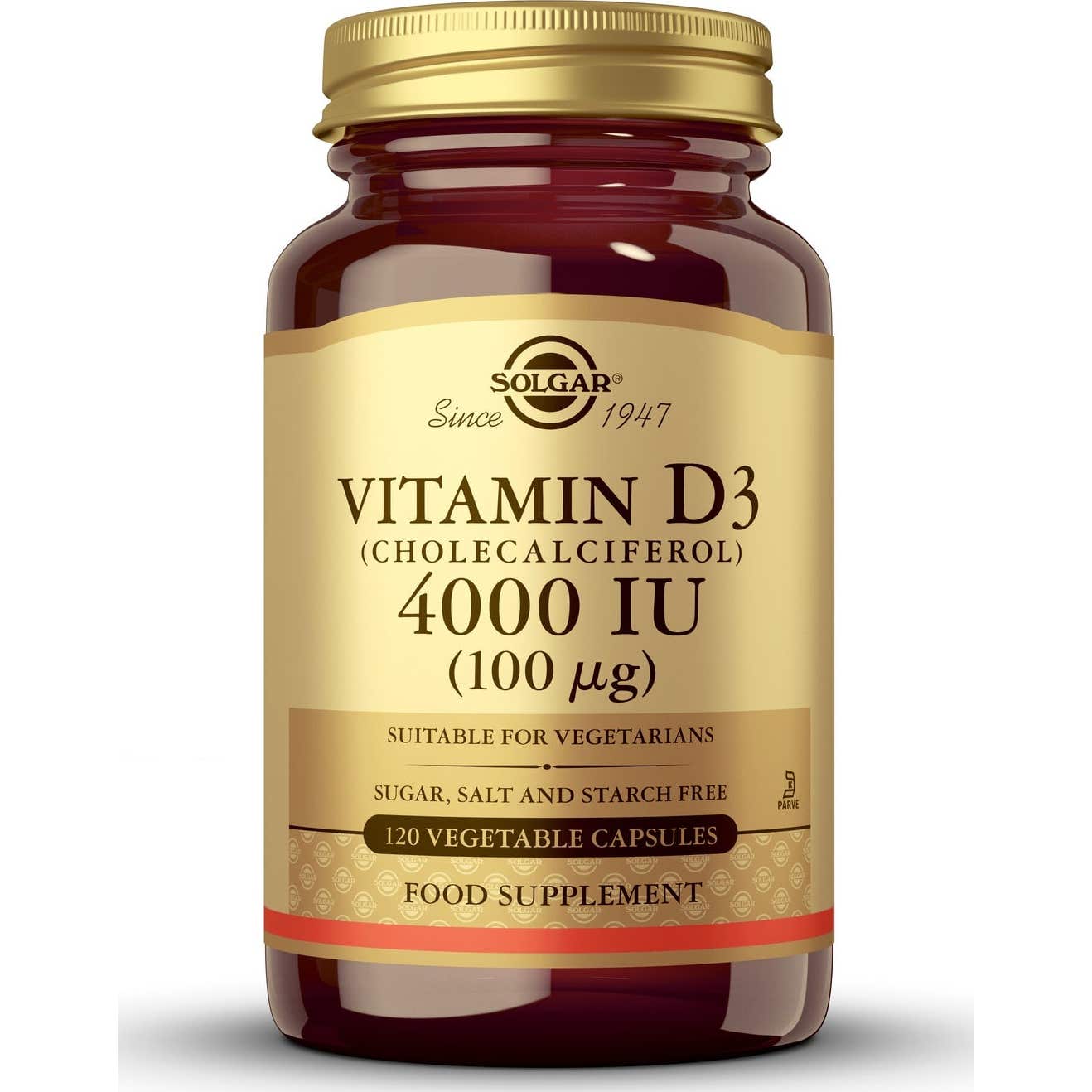 Solgar Vitamine D3 4000IU 100µg 120 Capsules