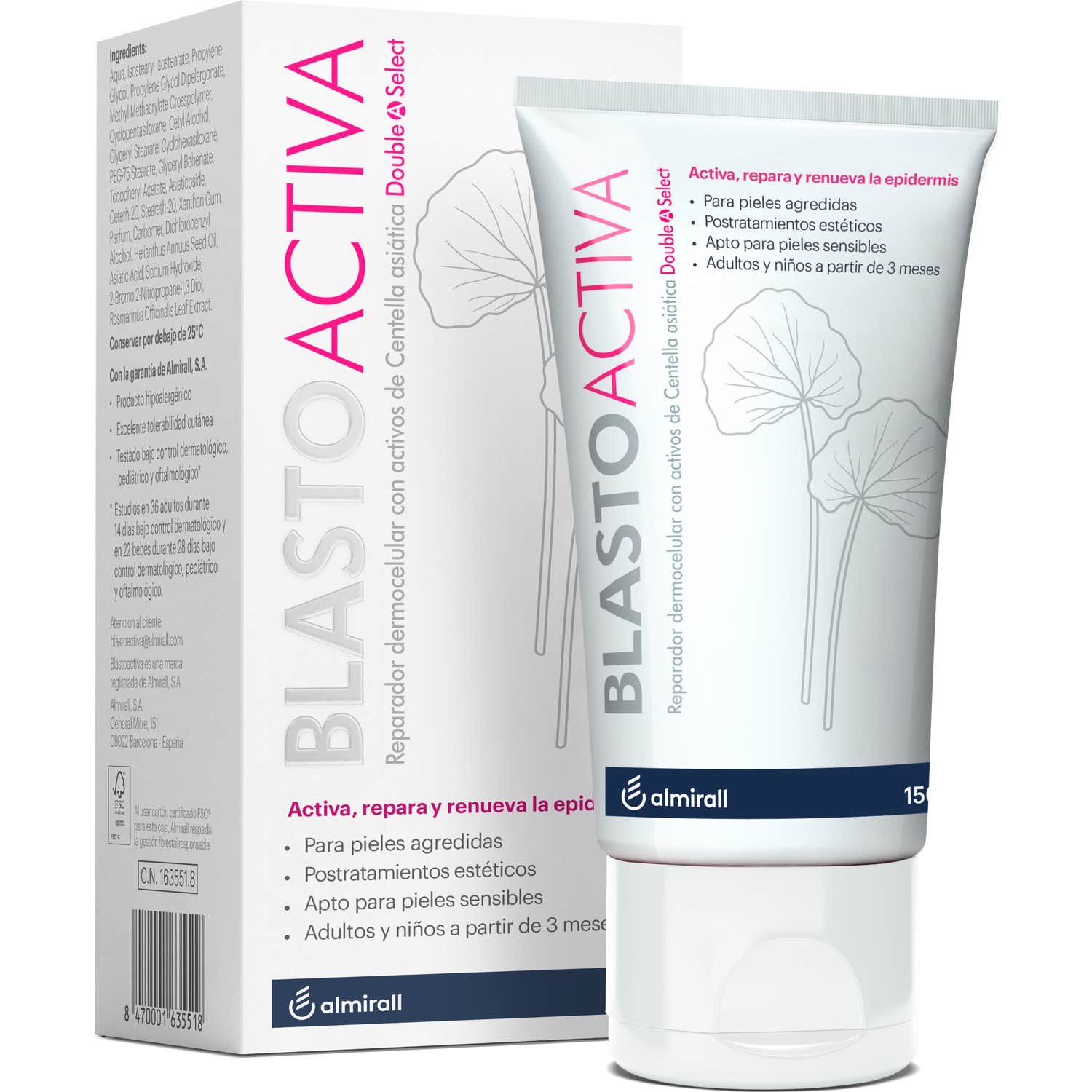 BlastoActiva Crème Réparatrice 150 ml
