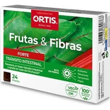 Ortis Fruits & Fibres Forte Transit Intestinal 24 Cubes