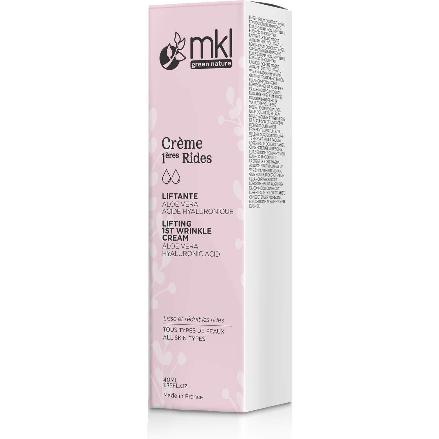 Mkl Crème Premières Rides Lissante 40 ml