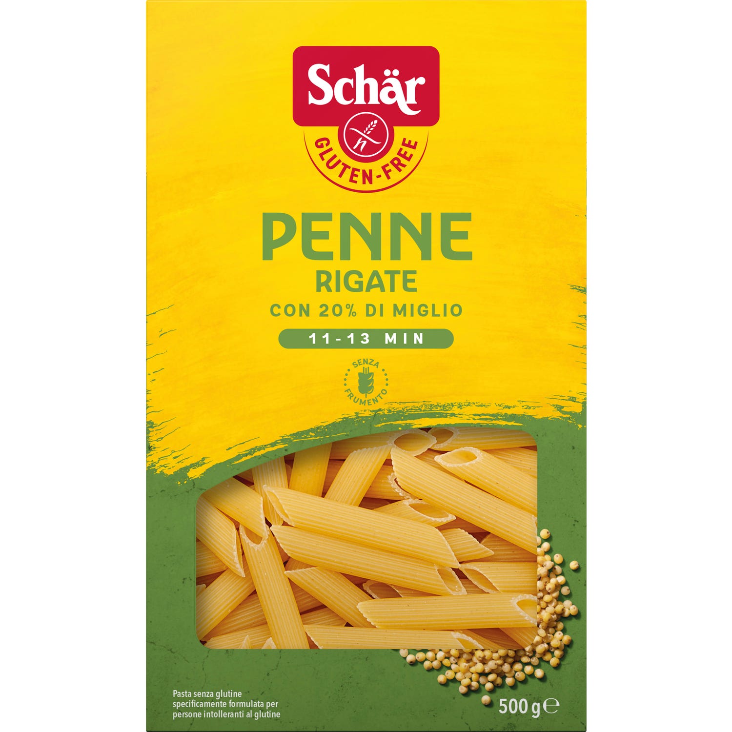 Schar Penne Rigate Pasta 500g