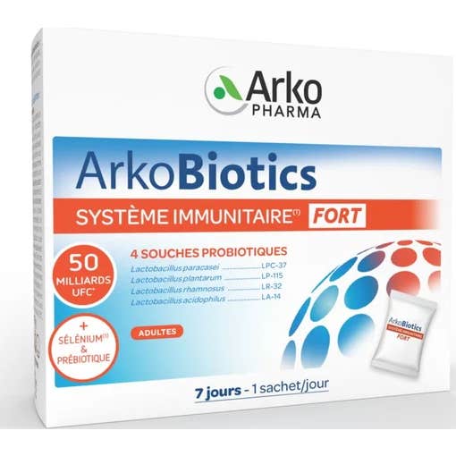 Arkopharma Arkobiotics Système immunitaire Fort 7 sachets