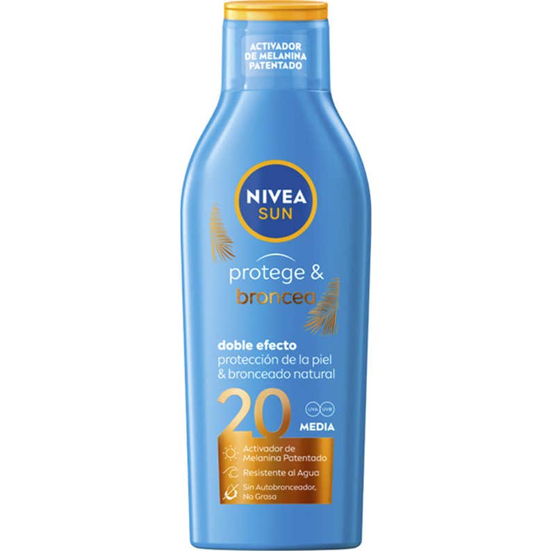 Nivea Protect & Tan Lait Spf20 200ml