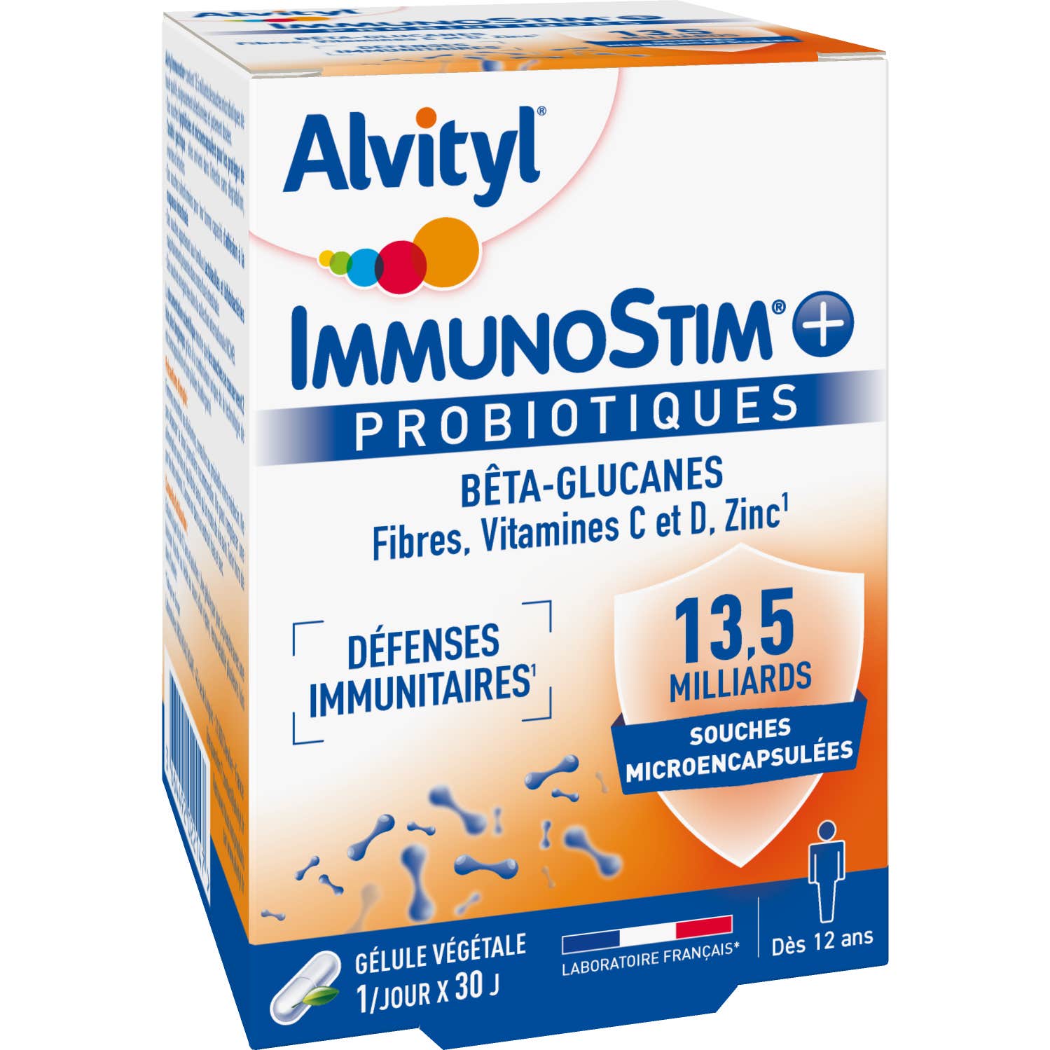 Alvityl ImmunoStim + Probiotiques 30 Gélules