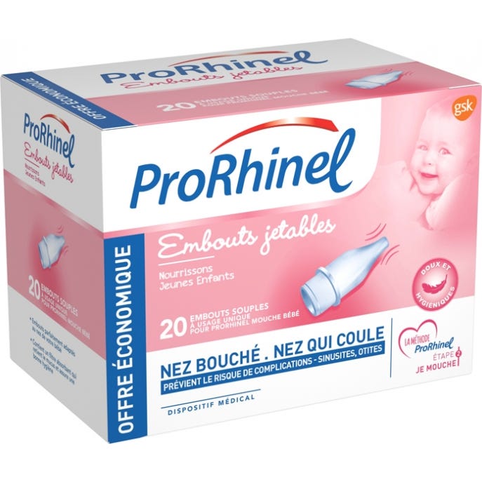 ProRhinel Embouts Jetables 20 Unités