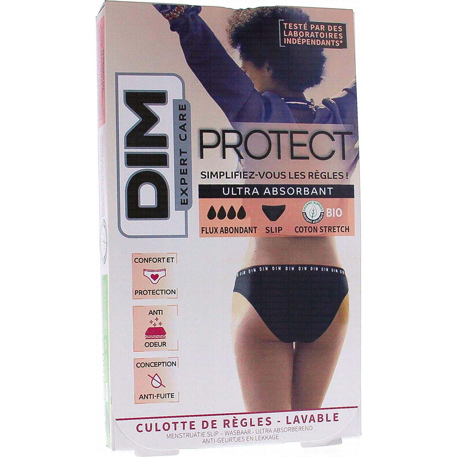 Dim Protect Culotte Menstruel Flux Abondant T36/38 1 ud