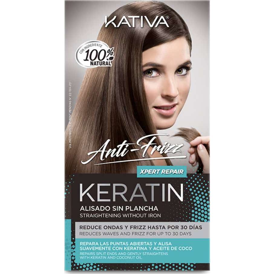 Kativa Keratin Anti-Frizz Alisado Sin Plancha Repara Puntas