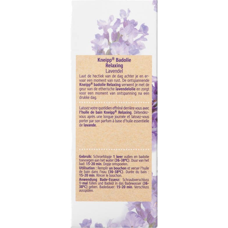 Kneipp Huile De Bain Lavande Flacon 100 ml