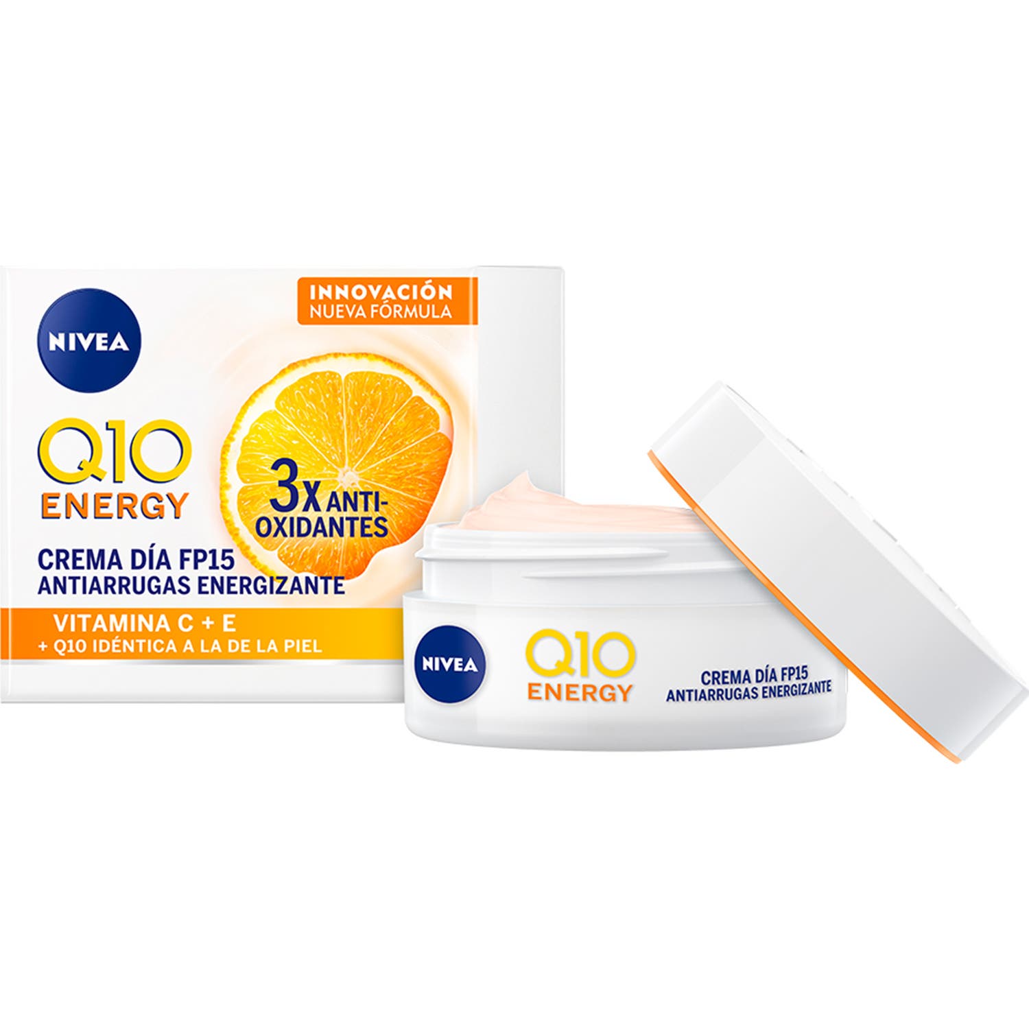 Nivea Q10 Energy Crème Jour Visage SPF15 Anti-rides 50ml