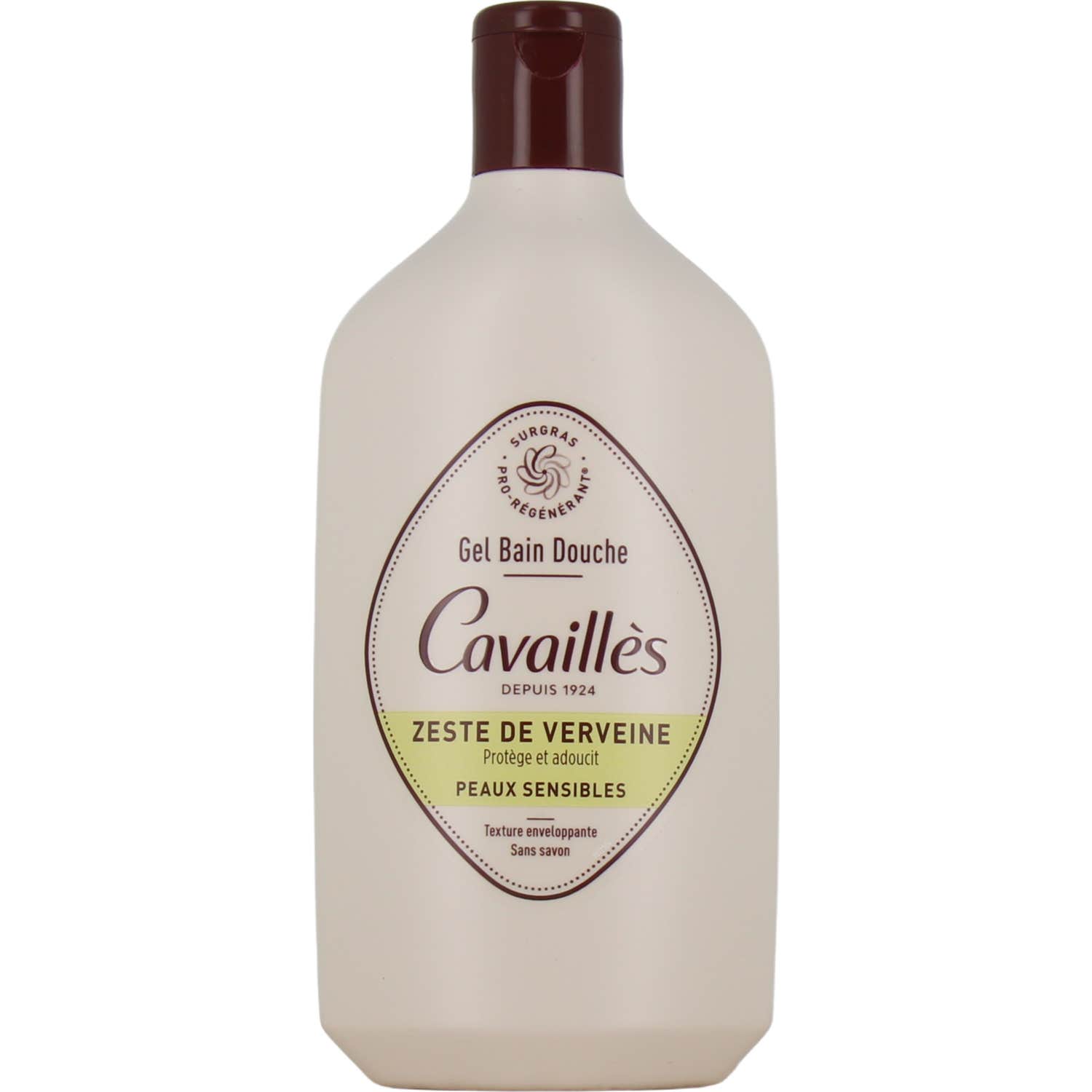 Cavaillès Gel Bain Douche Zeste de Verveine Peaux Sensibles 400 ml