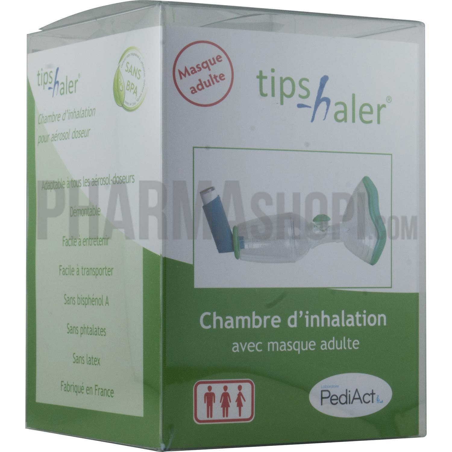 Tips-Haler Ch/Inh+Masq Adulte