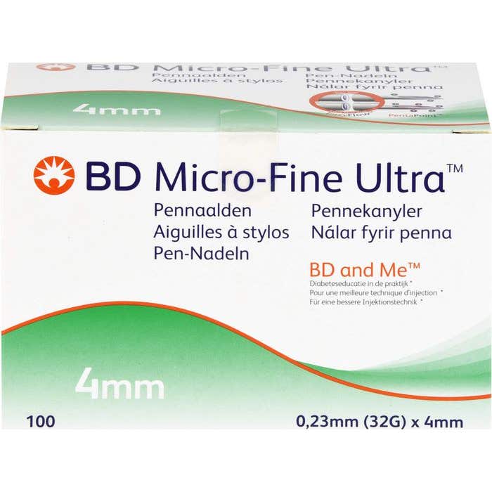 BD Micro-Fine Ultra 4mm 100 Unités