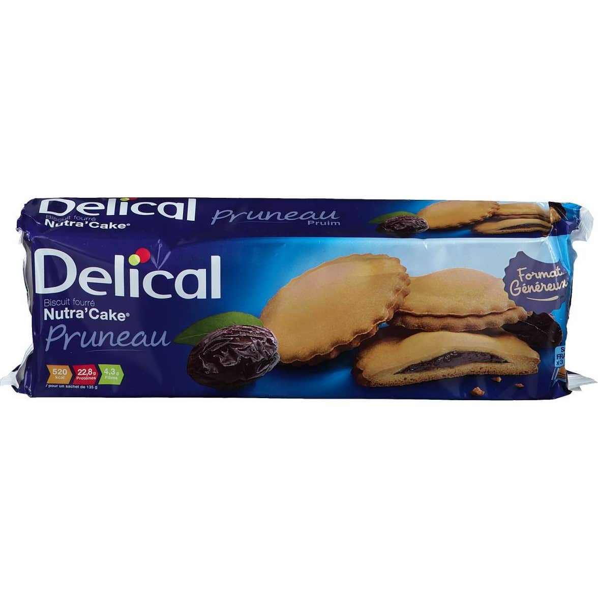 Delical Nutra'Cake Pruneau 3x35g