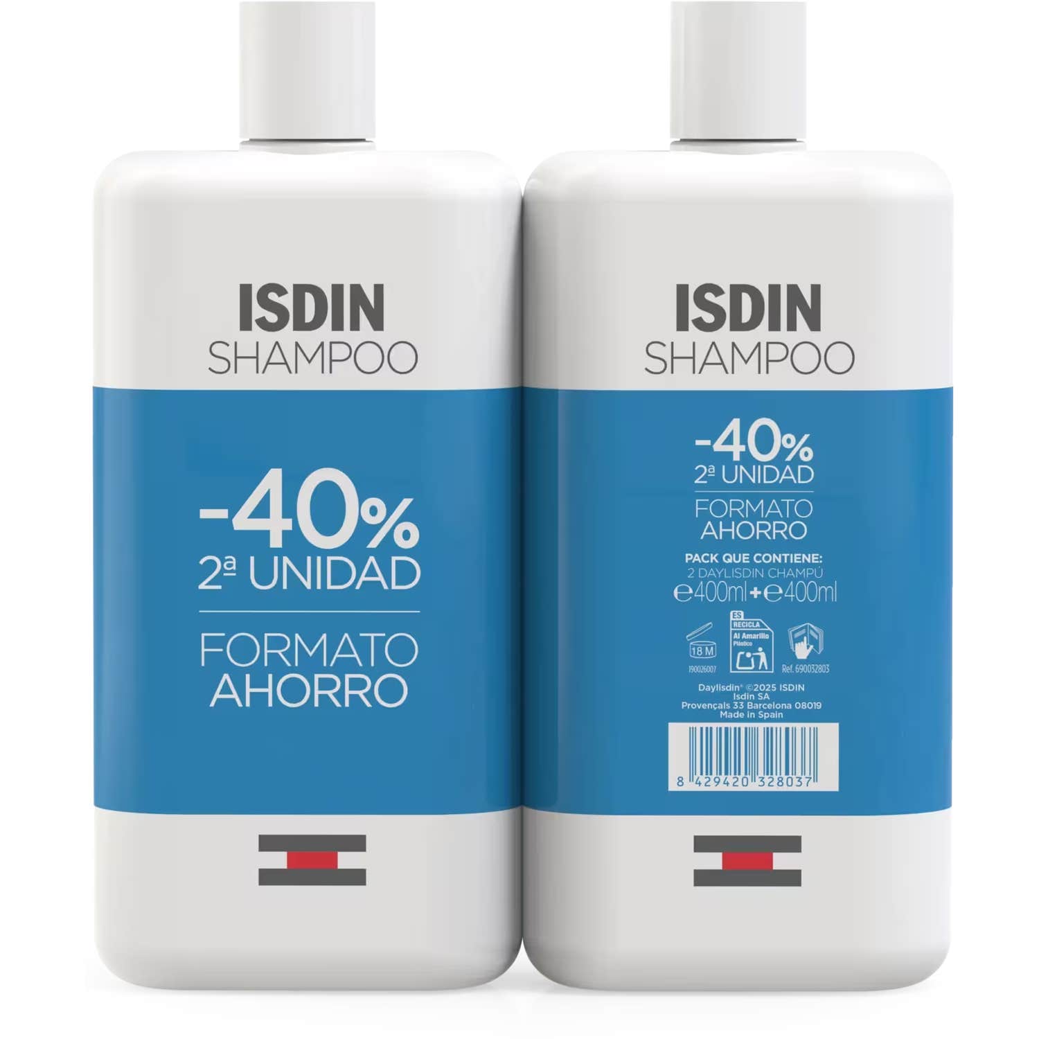 PACK SHAMPOOING DAYLISDIN 2X400ML