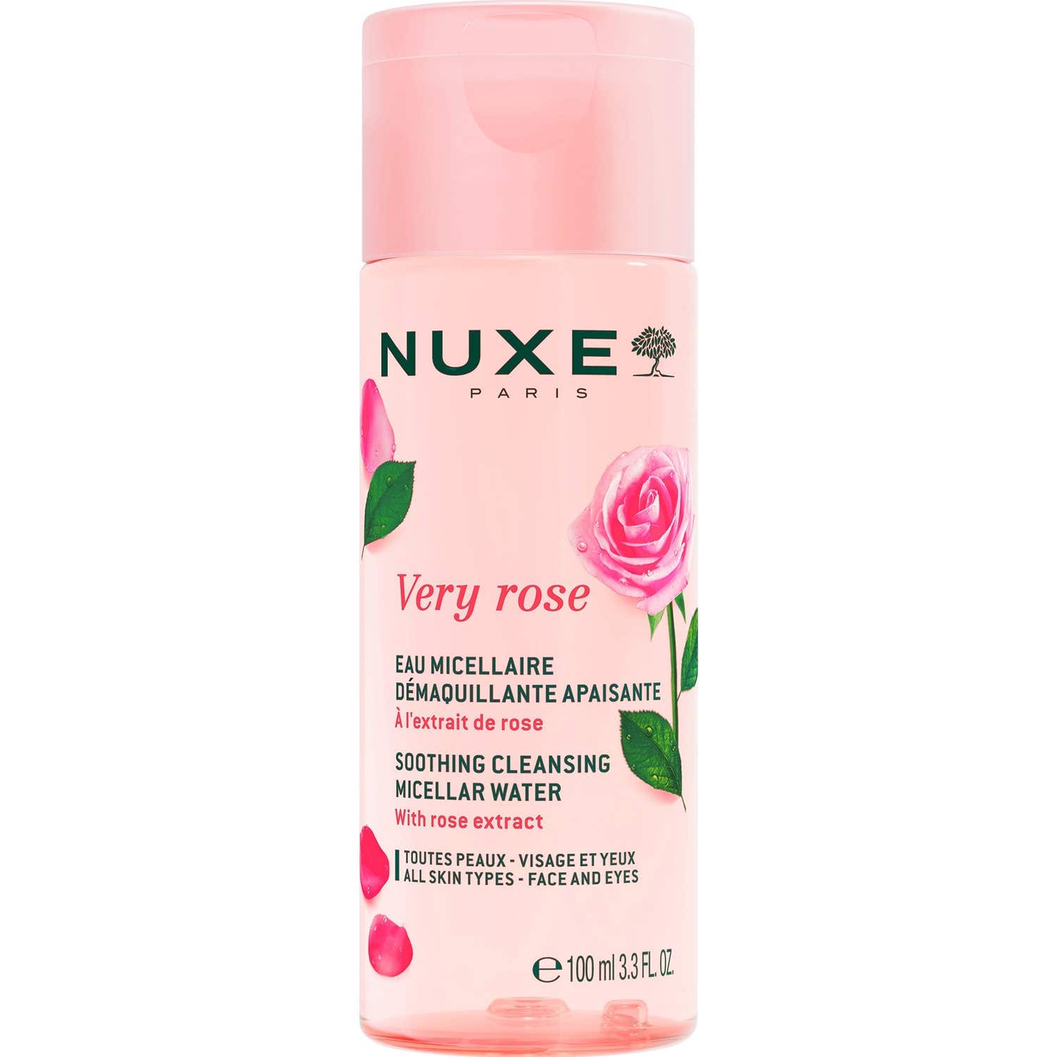 Nuxe Very Rose Eau Micellaire Démaquillante Apaisante 100ml